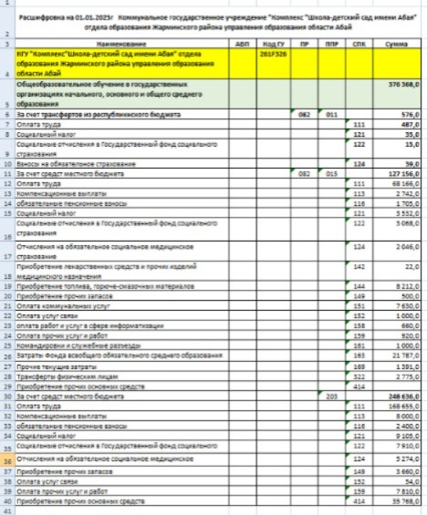 2025 жыл бюджет