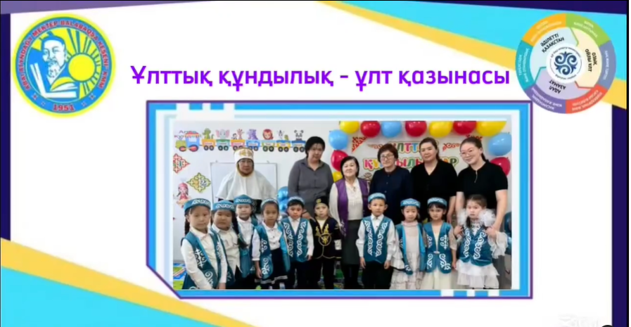 "Ұлттық құндылық-ұлт қазынасы" тақырыбында ашық есік күні