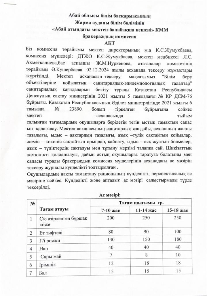 Бракераждық комиссия