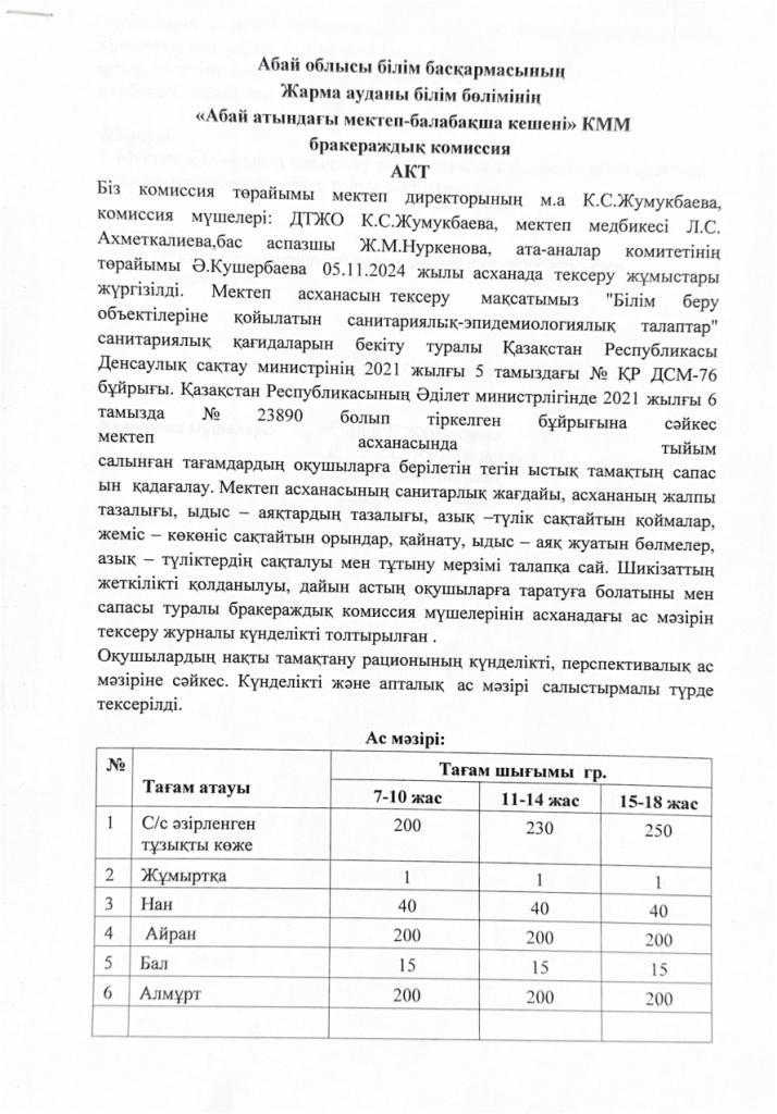 Бракераждық комиссия